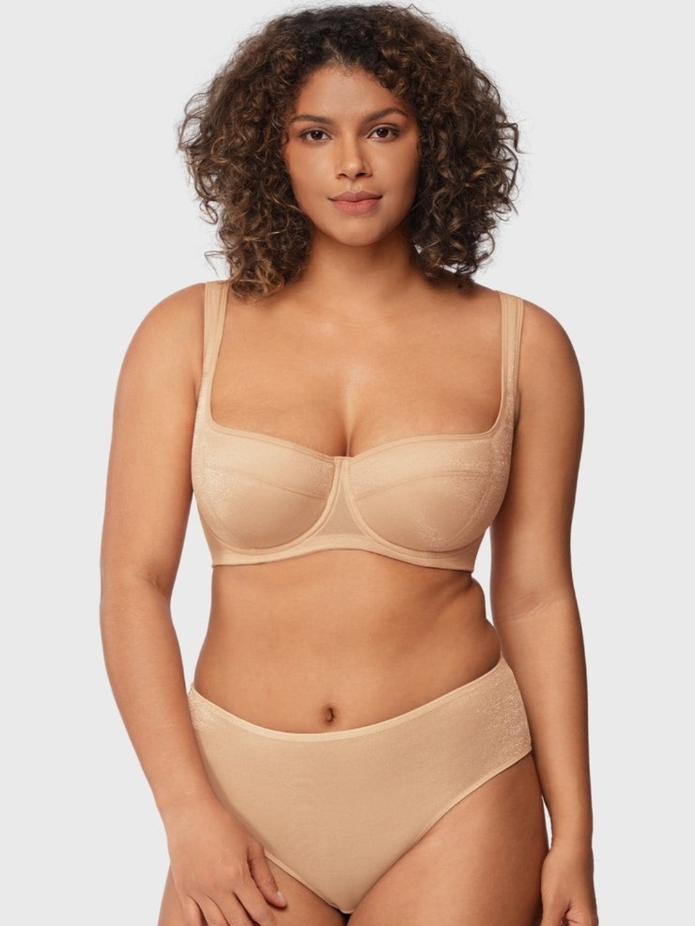 Hsia Starry Night Lightly Lined Lightly Padded Plus Size Balconette Bra